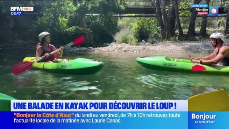 L&rsquo;été chez nous : découvrir le Loup à travers une balade en kayak