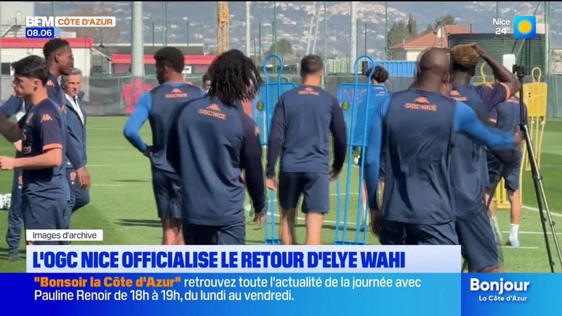 L&rsquo;OGC Nice officialise le retour de son buteur Elye Wahi