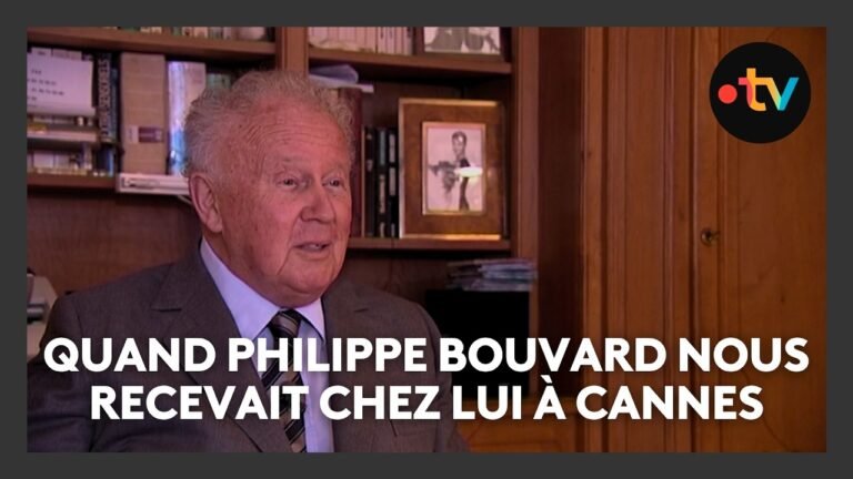 Mort de Philippe Bouvard. « Cannes, c&rsquo;est ma patrie ! », il nous recevait chez lui à Cannes en 2015
