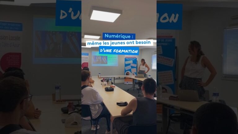 Numérique : même les jeunes ont besoin d&rsquo;une formation