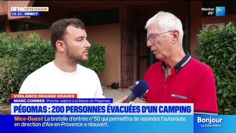 Orages : 200 personnes évacuées d&rsquo;un camping à Pégomas