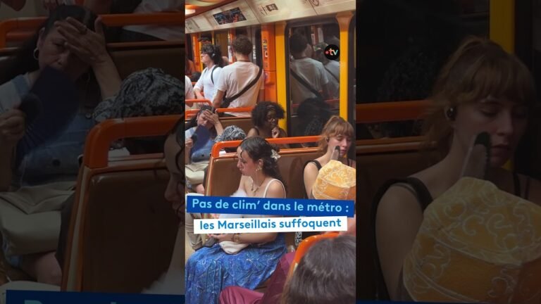 Pas de clim’ dans le métro : les Marseillais suffoquent