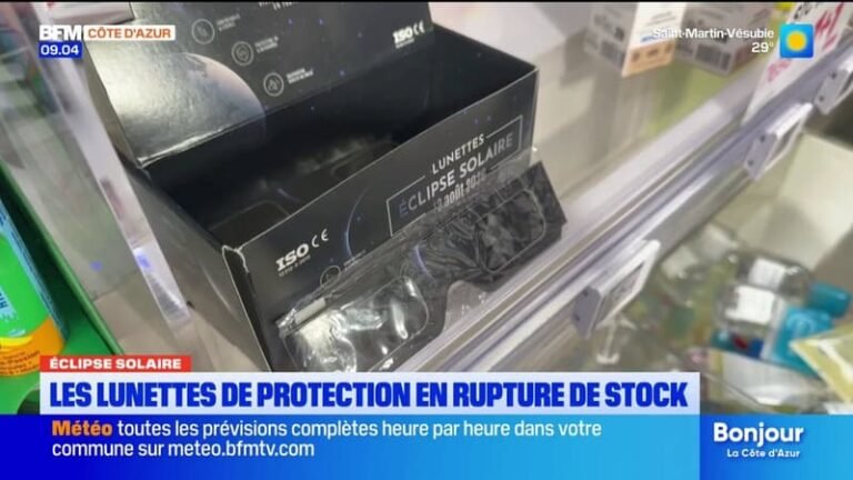 Pénurie de lunettes éclipse solaire : en PACA, rupture de stock et prix en hausse