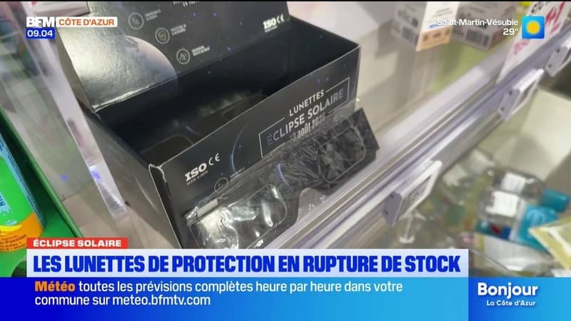 Pénurie de lunettes éclipse solaire : en PACA, rupture de stock et prix en hausse