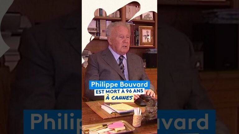 Philippe Bouvard, animateur historique des « Grosses Têtes », est mort à Cannes à 96 ans