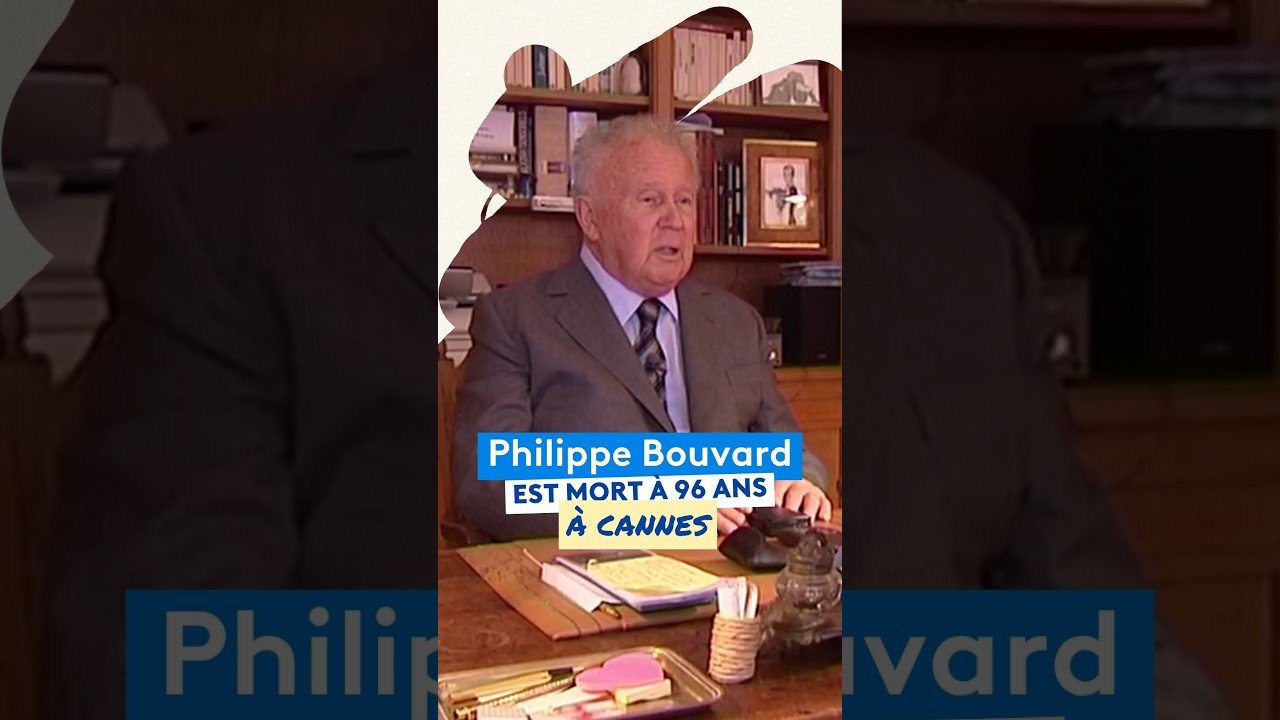Philippe Bouvard, animateur historique des « Grosses Têtes », est mort à Cannes à 96 ans
