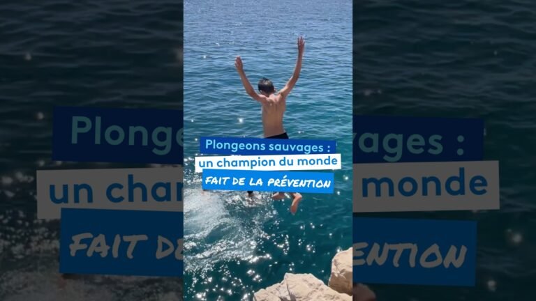 Plongeons sauvages : un champion du monde fait de la prévention