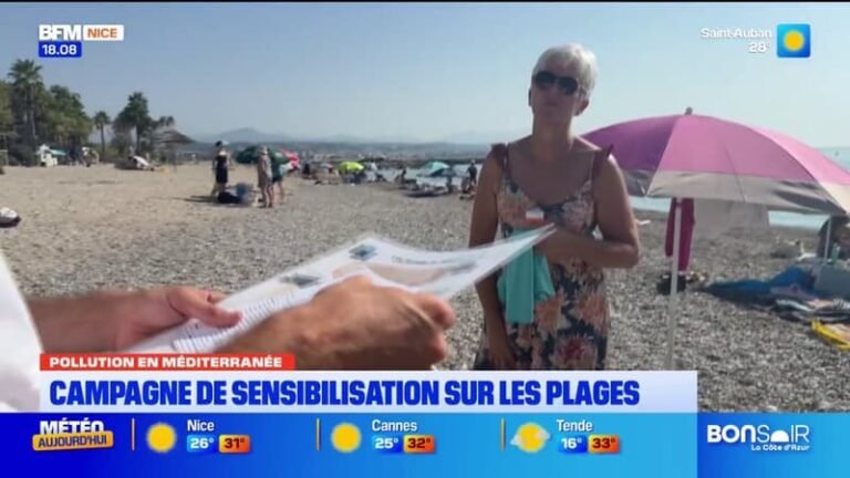 Pollution en méditerranée : campagne de sensibilisation sur les plages