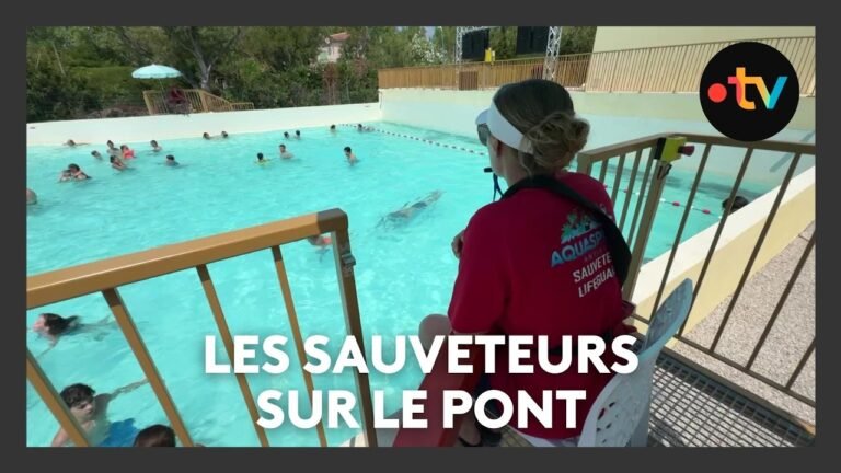 Prévention noyade : les sauveteurs assurent la sécurité des vacanciers