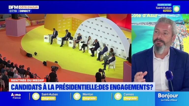 Rentrée du MEDEF à Paris : beaucoup d&rsquo;annonces mais peu de concret selon F. Cannata de l&rsquo;UPE 06