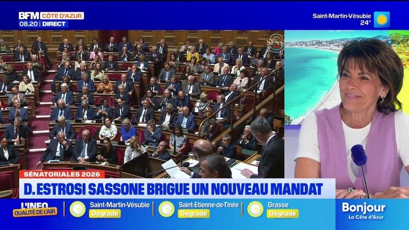 Sénatoriales 2026 : Dominique Estrosi Sassone  s&rsquo;exprime sur sa candidature