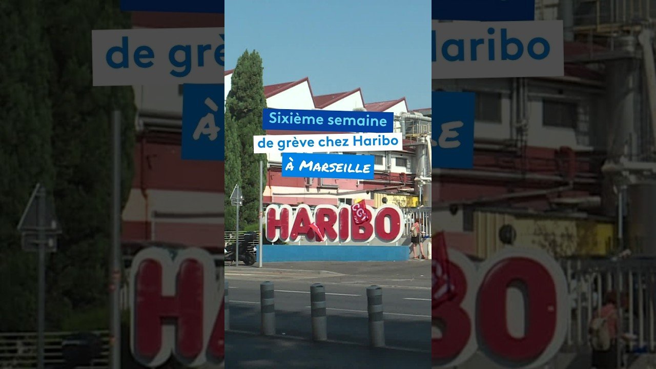 Sixième semaine de grève pour les salariés de Haribo à Marseille