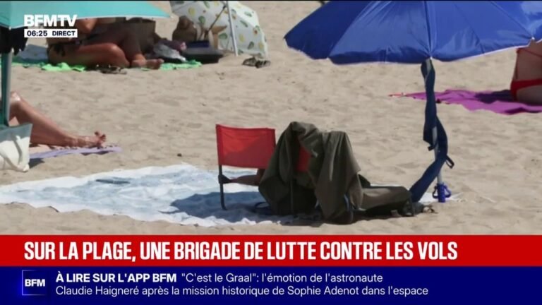 Sur la plage de Cannes, une brigade lutte contre les vols