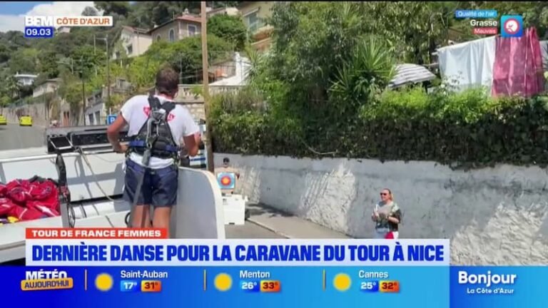 TDF Femmes : dernière danse pour la caravane du Tour à Nice