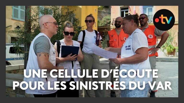 Une cellule médico-psychologique dans les communes sinistrées par les incendies dans le Var
