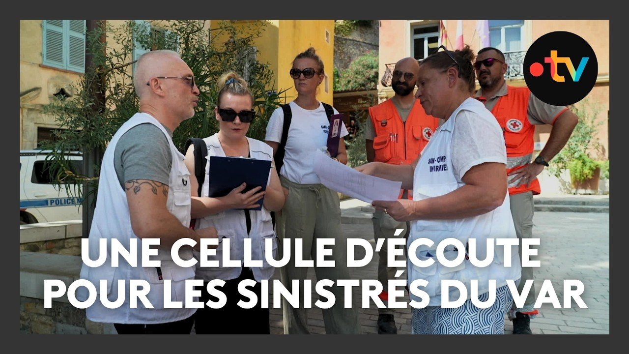 Une cellule médico-psychologique dans les communes sinistrées par les incendies dans le Var