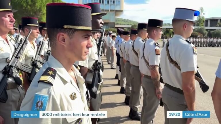 3000 militaires font leur rentrée dans les écoles militaires de Draguignan