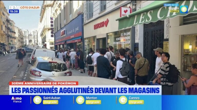 30ème anniversaire de Pokémon – Les passionnés agglutinés devant les magasins