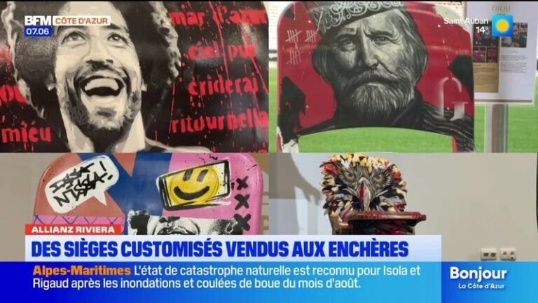 90 000 euros récoltés grâce aux sièges « customisés » de l’Allianz pour les victimes du 14 juillet