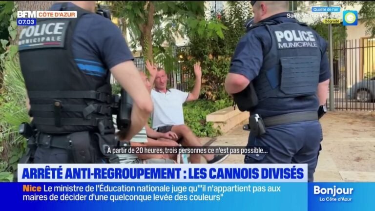 À Cannes, un arrêté anti-regroupement divise les habitants