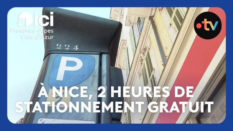 À Nice, le stationnement en ville devient gratuit pendant deux heures