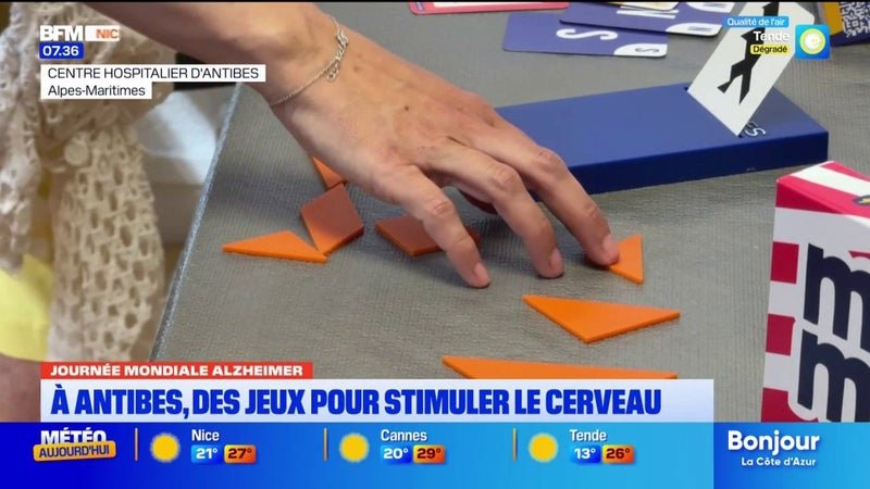 Alzheimer : à Antibes, des jeux pour stimuler le cerveau