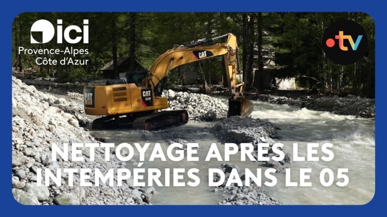 Après les intempéries qui ont touché les Hautes-Alpes, l&rsquo;heure est au nettoyage