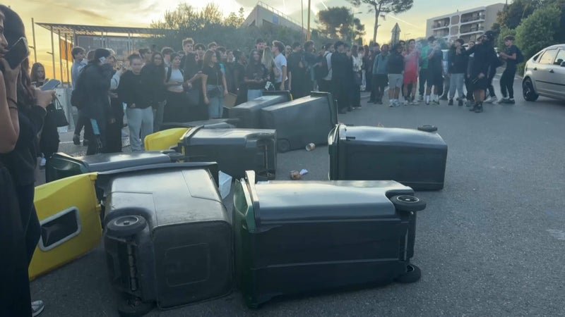 Blocage des lycées: une cinquantaine d&rsquo;interpellations dans les Alpes-Maritimes après de « nombreux débordements inacceptables »