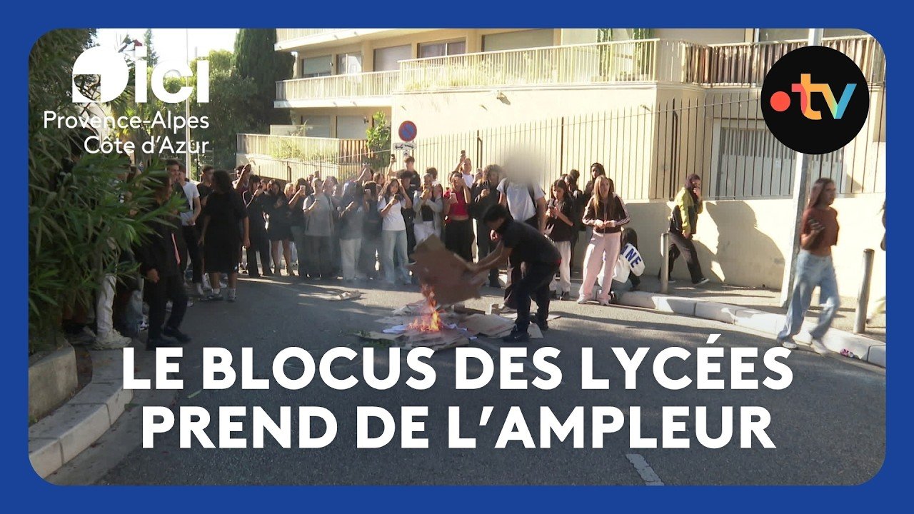 Blocus de lycées : les Alpes-Maritimes n&rsquo;y échappent pas, le mouvement prend de l&rsquo;ampleur