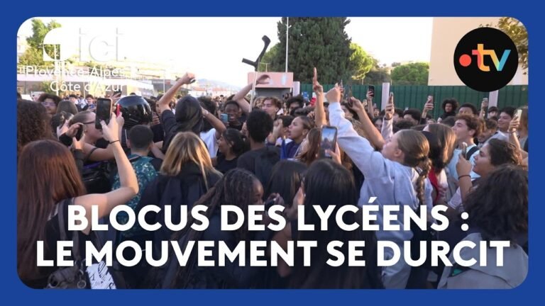 Blocus des lycées : le mouvement monte en puissance sur la Côte d&rsquo;Azur
