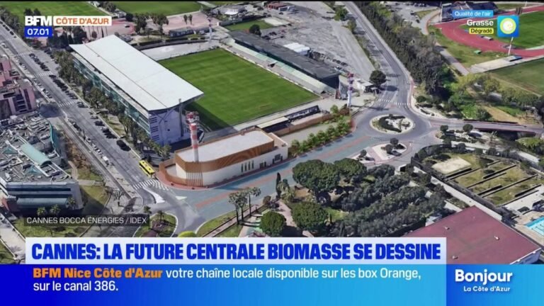 Cannes : la future centrale de biomasse se dessine