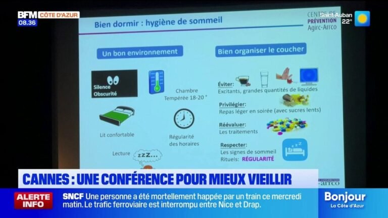 Cannes : une conférence pour apprendre à mieux vieillir