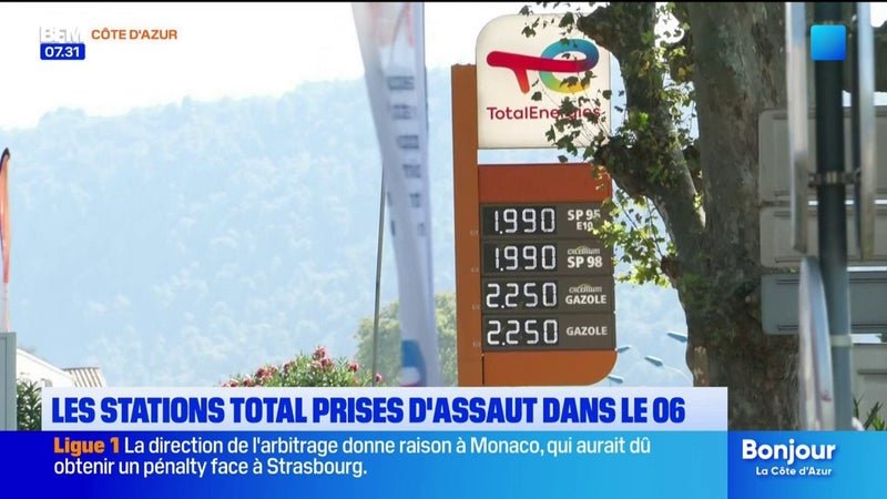 Carburants : les stations Total prises d’assaut dans les Alpes-Maritimes
