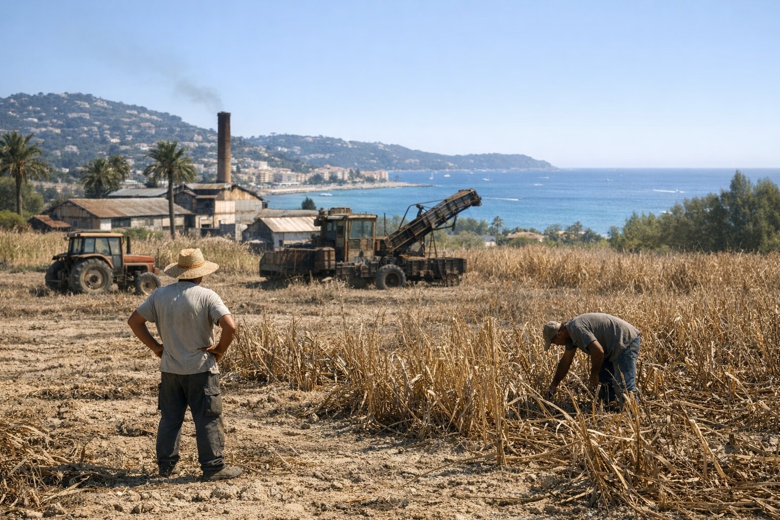 « C&rsquo;est la première fois que je vois ça en plus de vingt ans de métier » : en Guadeloupe, la sécheresse fait craindre le pire à l&rsquo;industrie sucrière
