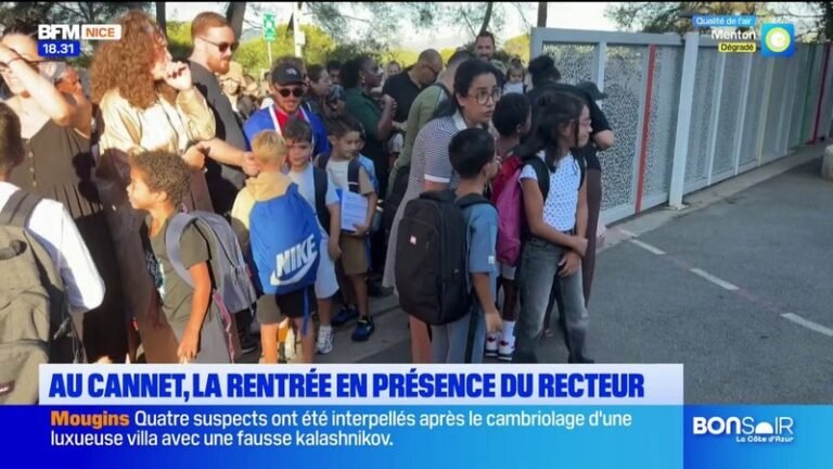 C’est la rentrée ! Au Cannet, 268 élèves ont retrouvé les bancs de l’école .