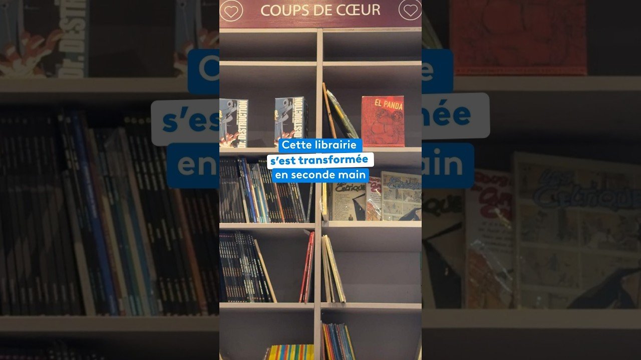 Cette librairie s&rsquo;est transformée en seconde main