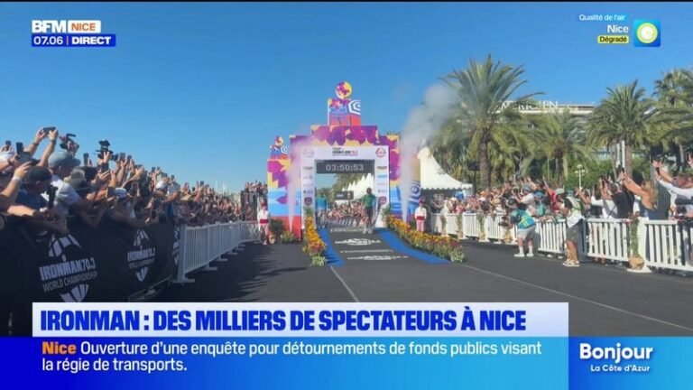 Championnats du monde d’Ironman 70.3 : des milliers de spectateurs à Nice ce week-end