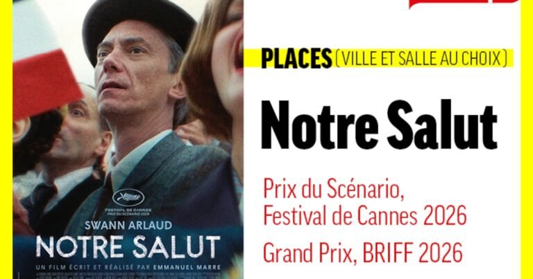 Concours | Découvrez « Notre Salut » de Emmanuel Marre, Prix du Scénario-Festival de Cannes 2026
