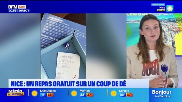 De 2 à 3 gagnants par jour… Dans ce restaurant niçois, l&rsquo;addition se joue au lancer de dé