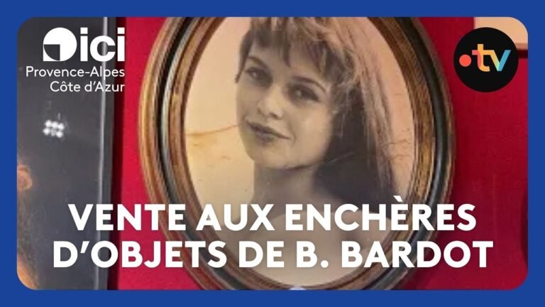 Des objets ayant appartenu à Brigitte Bardot vendus aux enchères