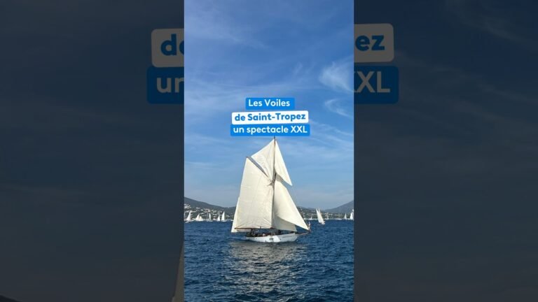 ⛵ Les Voiles de Saint-Tropez : une flotte record !
