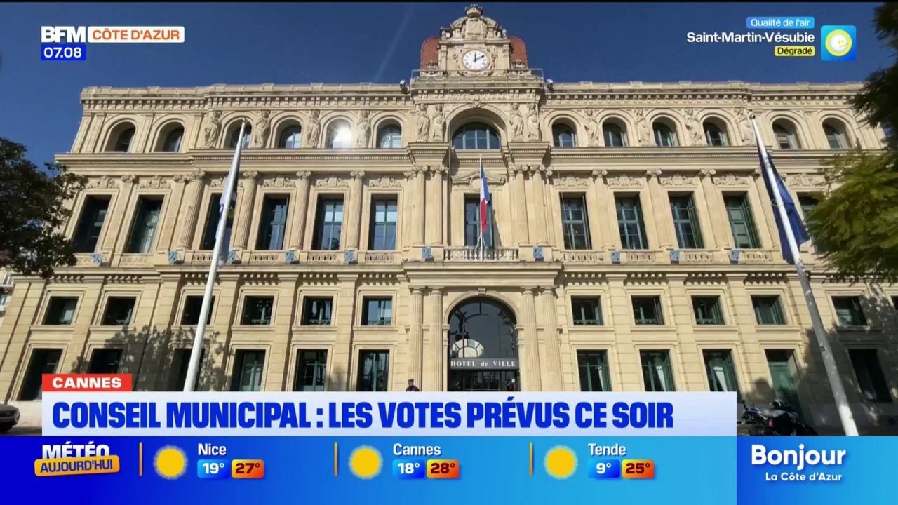 Éducation, logement, culture, sport… les votes au conseil municipal de Cannes ce soir