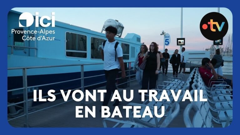 Elle va travailler en bateau !