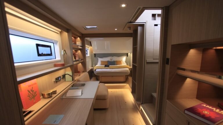 EN IMAGES. Cannes Yachting Festival. Lagoon 47, Aquila 45, FP 55 : visite à bord des catamarans présentés en 2