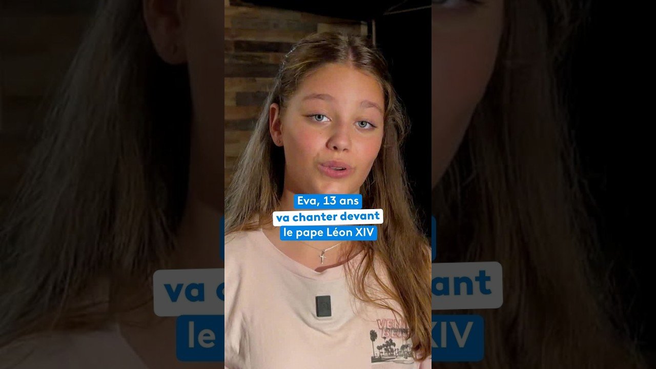 Eva, 13 ans, va chanter devant le pape Léon XIV à Lourdes