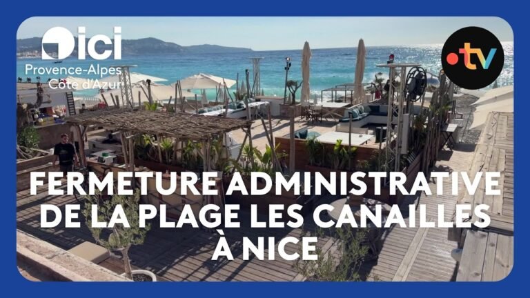Fermeture administrative pour la plage des Canailles située sur la Promenade des Anglais à Nice