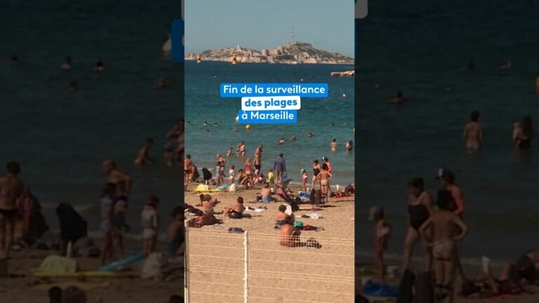 Fin de la surveillance de plages à Marseille