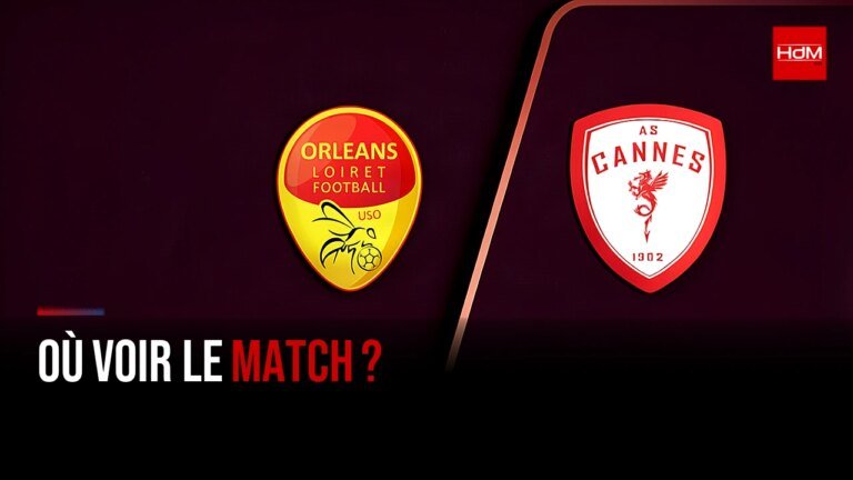 Football | Orléans – Cannes : Quelle chaîne, quel streaming, où voir le match en France ?