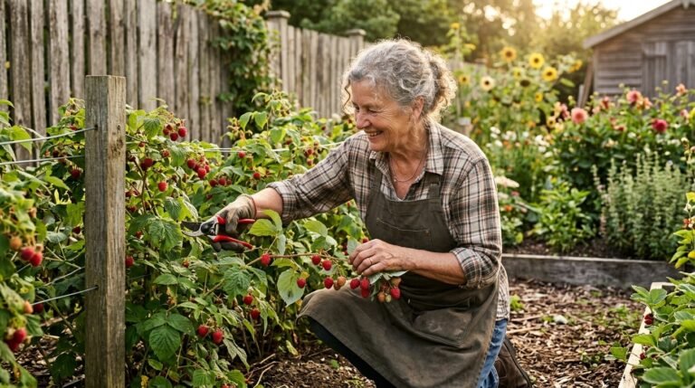Framboisiers en septembre : ce geste des anciens double la récolte l&rsquo;an prochain