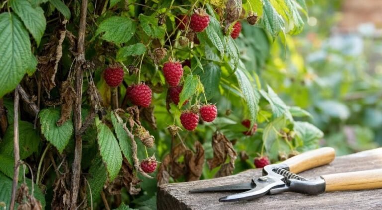Framboisiers : le geste précis du 15 septembre pour doubler votre récolte sans fatiguer vos plants